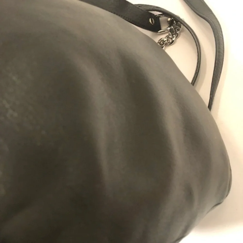 Michael kors black leather two way bag